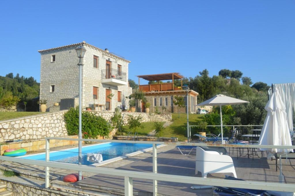 Villas Panorama Apolpaina Lefkas ภายนอก รูปภาพ